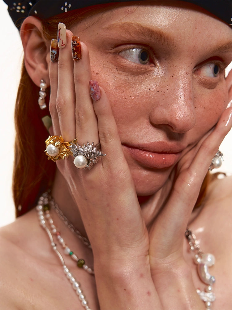 Original Conch Pearl Ring - CHINASQUAD