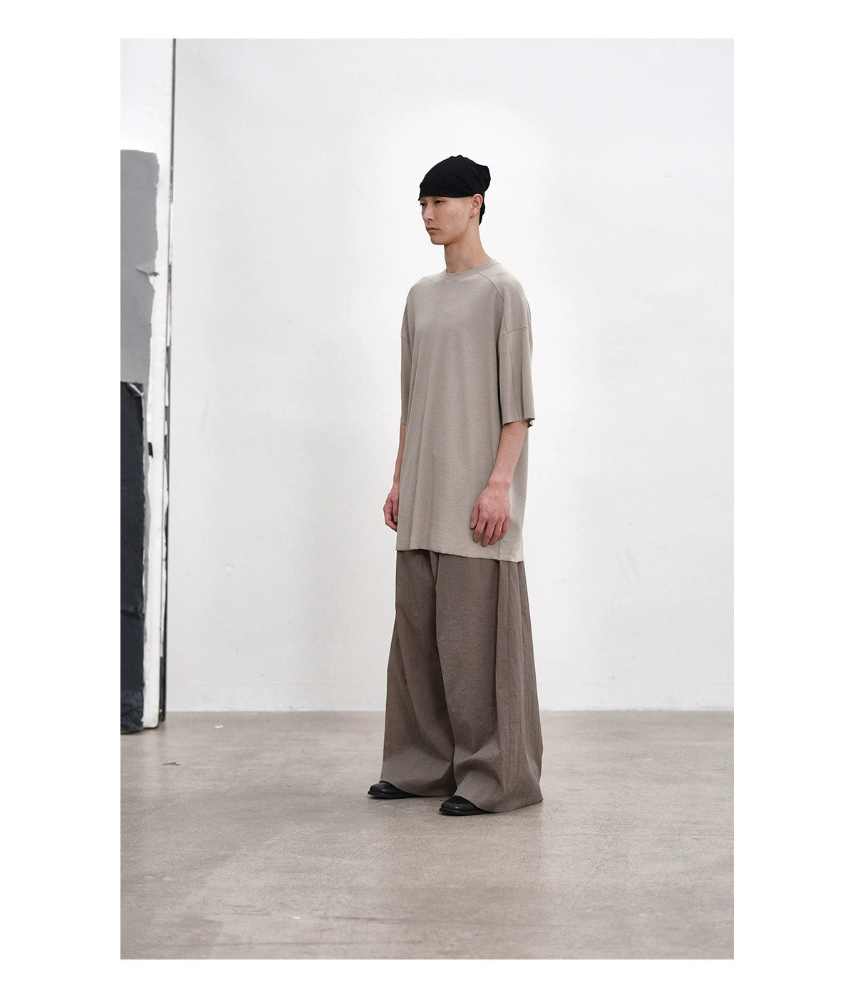 SS25 Linen-Blend Oversized T-Shirt - CHINASQUAD