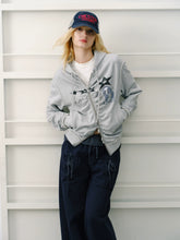 Washed Punk Zip-up Hoodie - CHINASQUAD