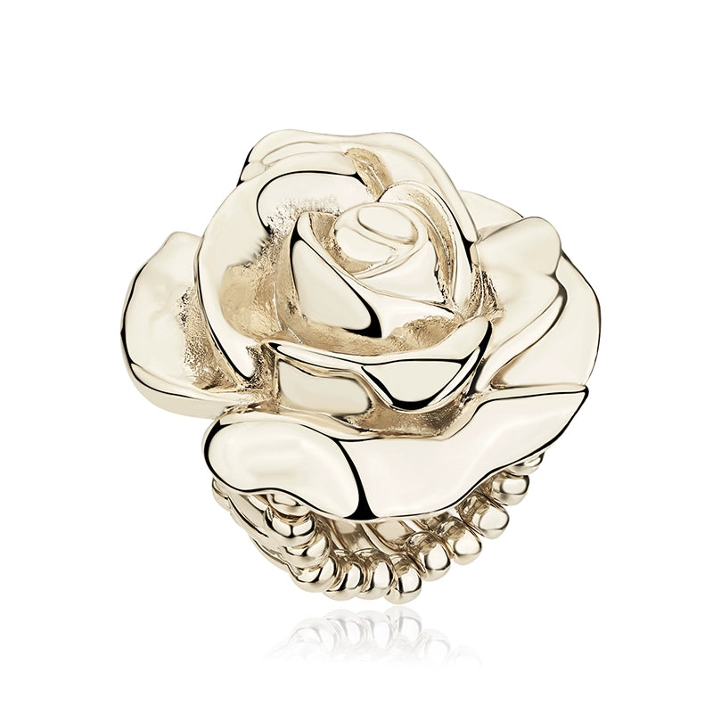 Rose Diamond Set Ring - CHINASQUAD
