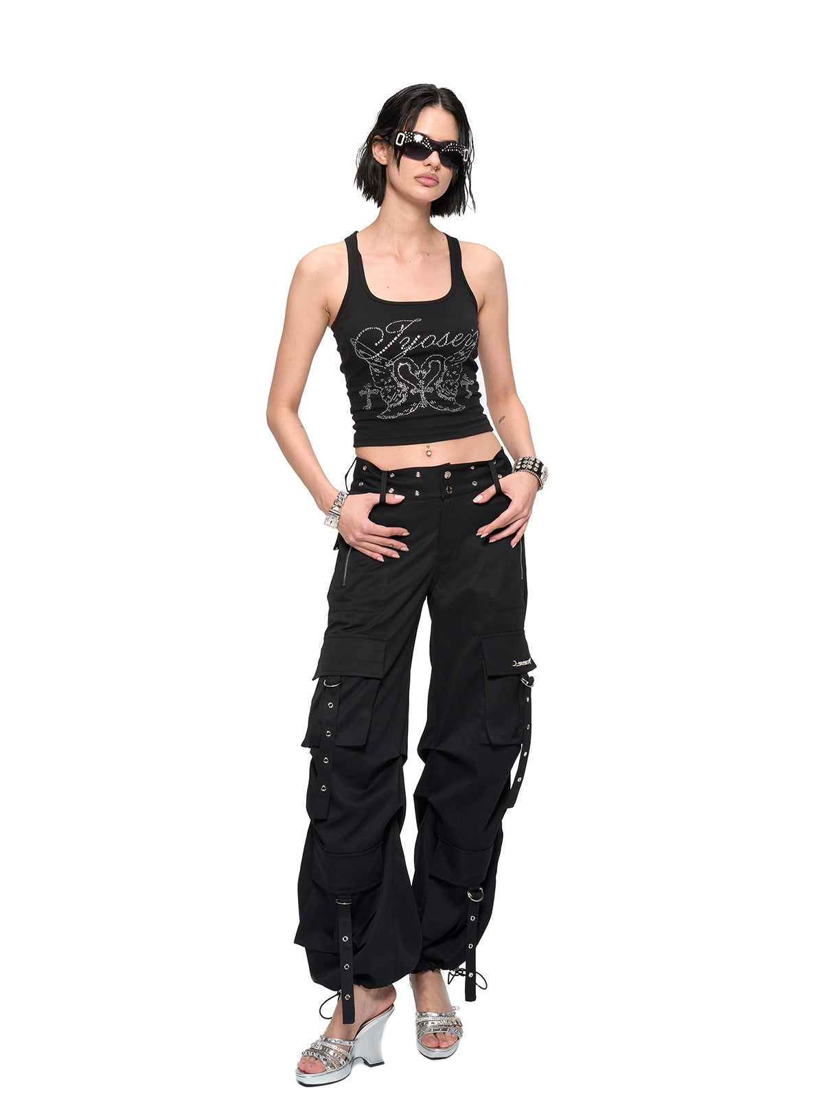 Y2K Low-Waist Cargo Pants