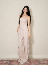 Pink Chanel Butterfly Bow Tie Bandeau & Skirt Set - CHINASQUAD