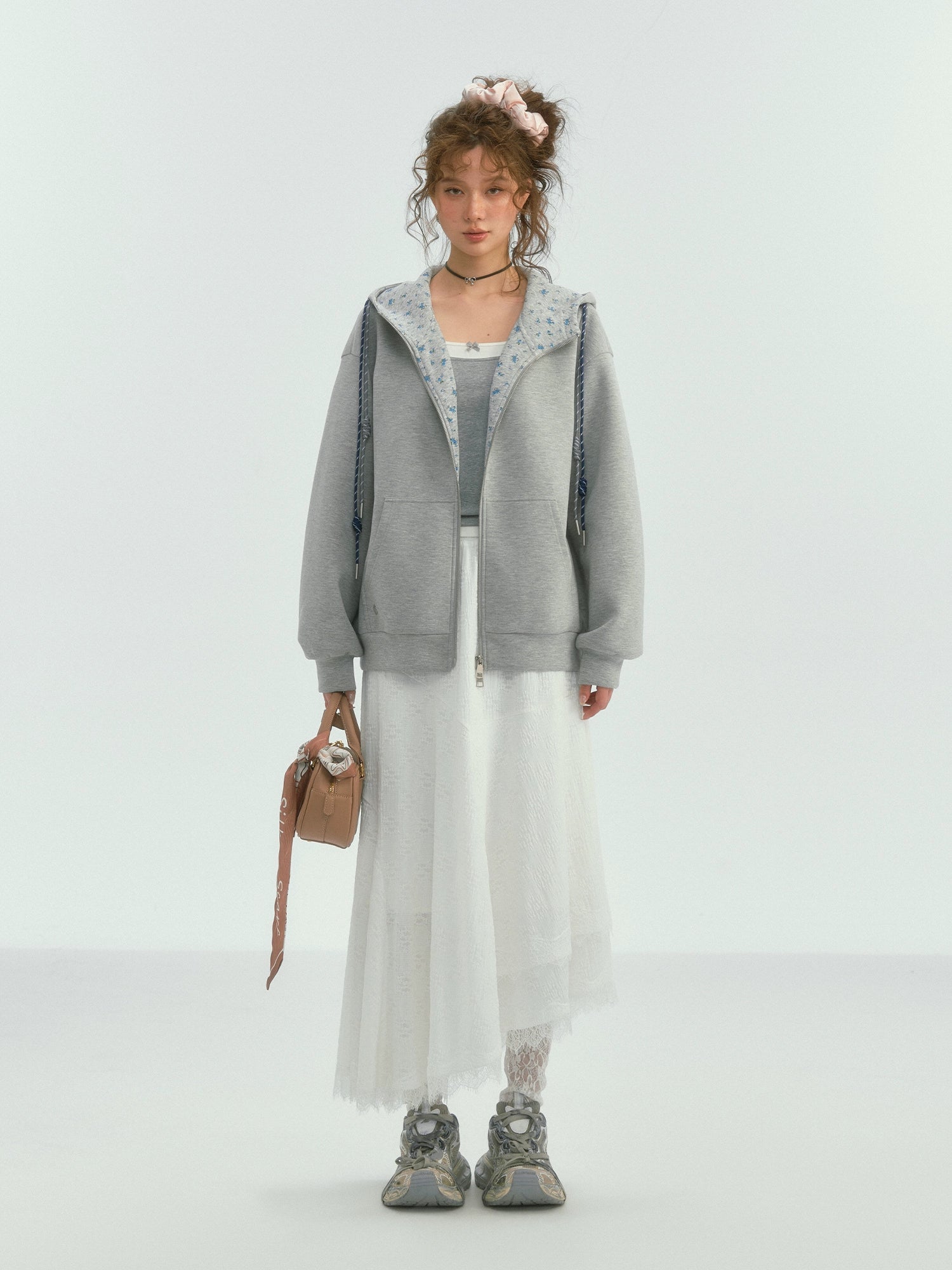 Color-Blocked Hooded Sweatshirt - CHINASQUAD