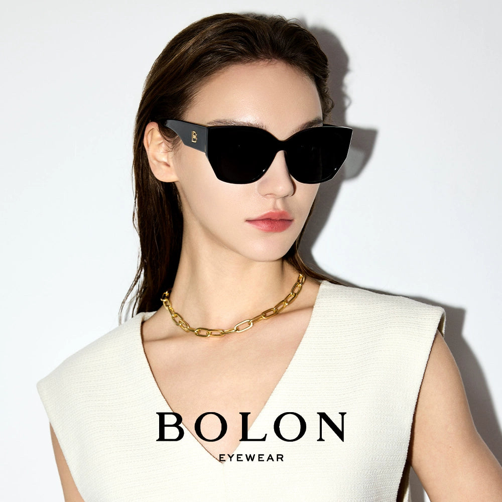 Logo Detail Cat-eye FrameCat-eye Frame Sunglasses - CHINASQUAD