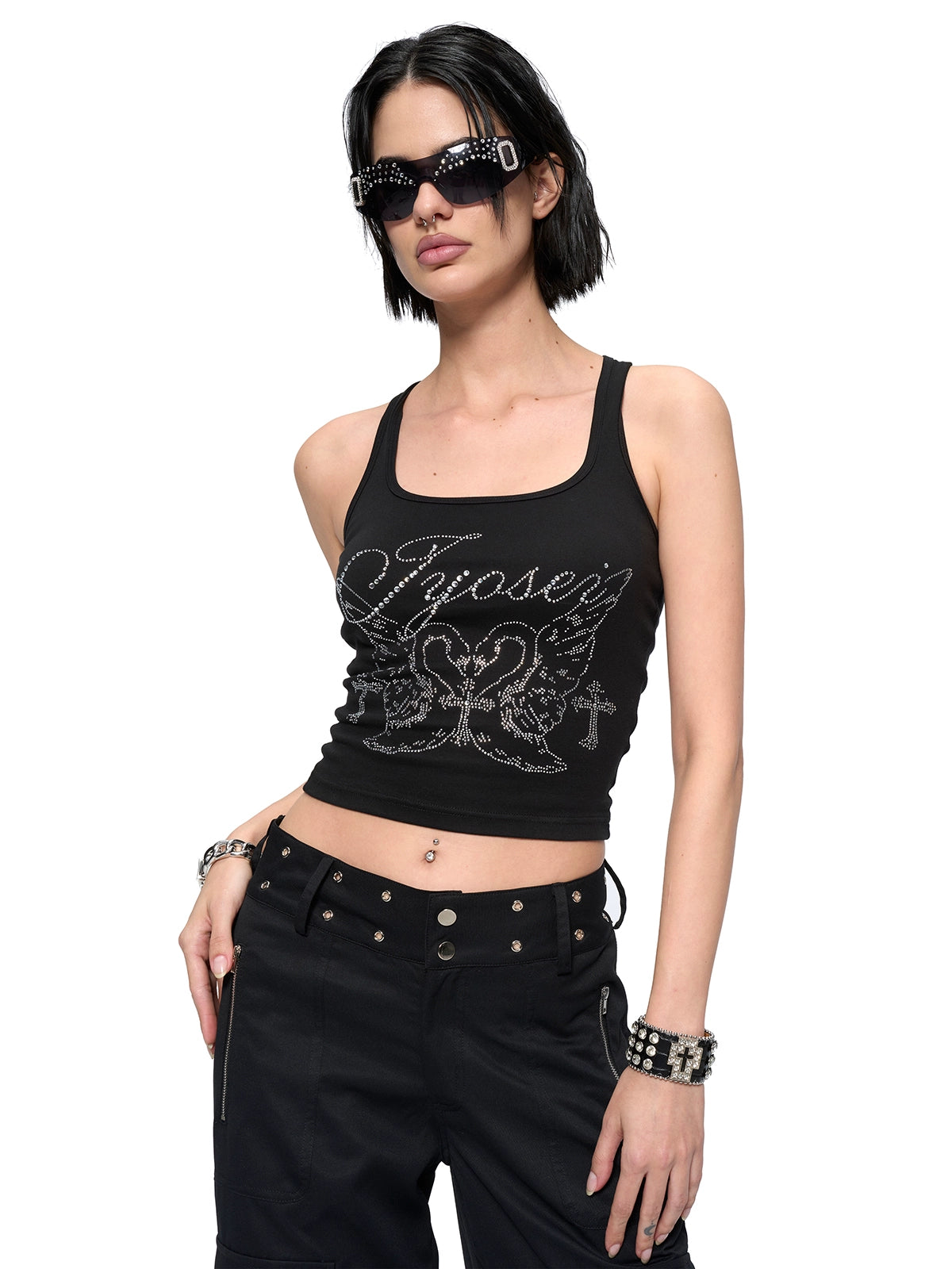 Slim Fit Cropped Tank Top