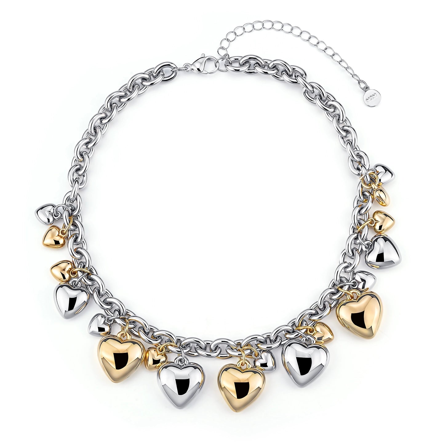 Silver Pearl Layered Necklace