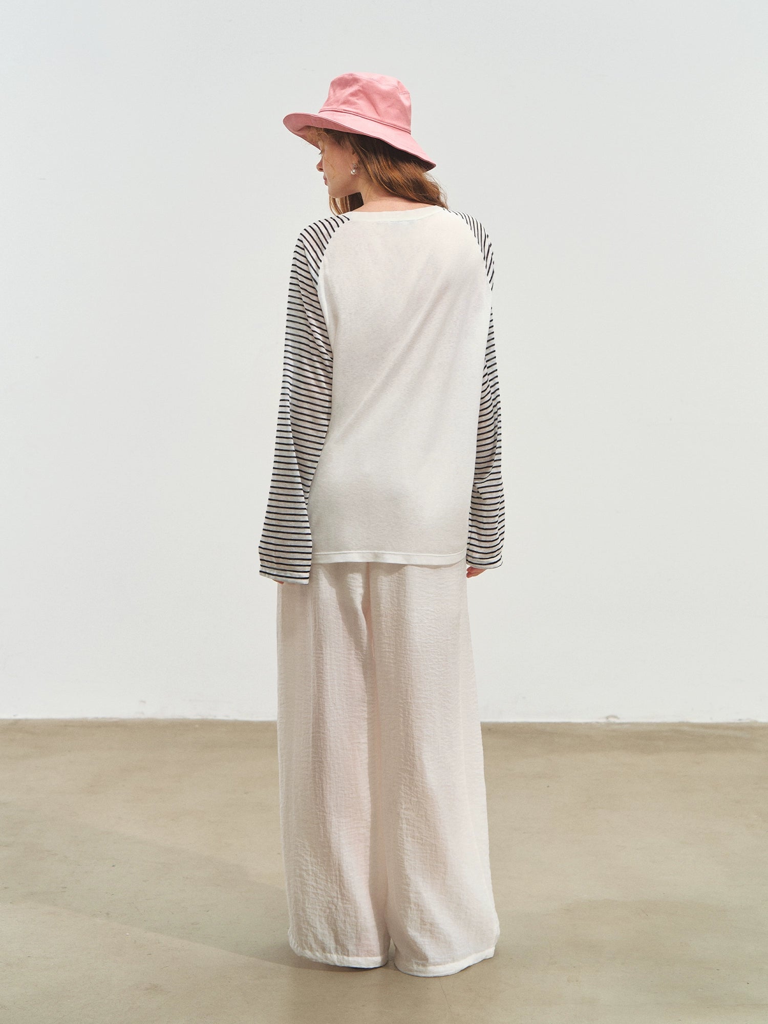 Striped Spliced Sunscreen Cover-up - CHINASQUAD