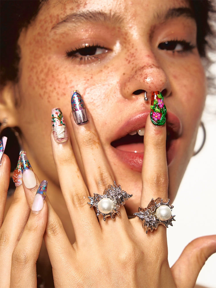 Original Conch Pearl Ring - CHINASQUAD