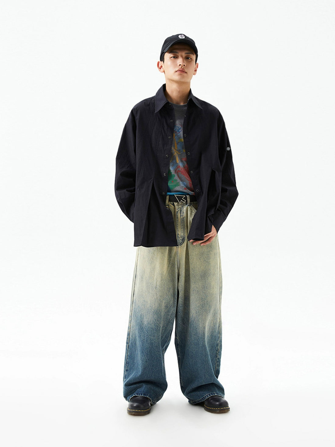 Gradient Washed Vintage Denim Jeans - CHINASQUAD