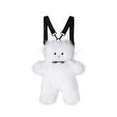 Kitten "No Head" & "Unhappy" Plush Doll Backpack - CHINASQUAD