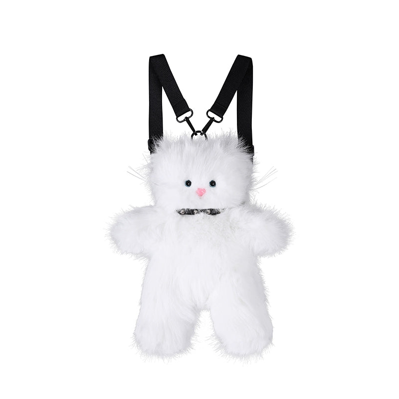 Kitten "No Head" & "Unhappy" Plush Doll Backpack - CHINASQUAD