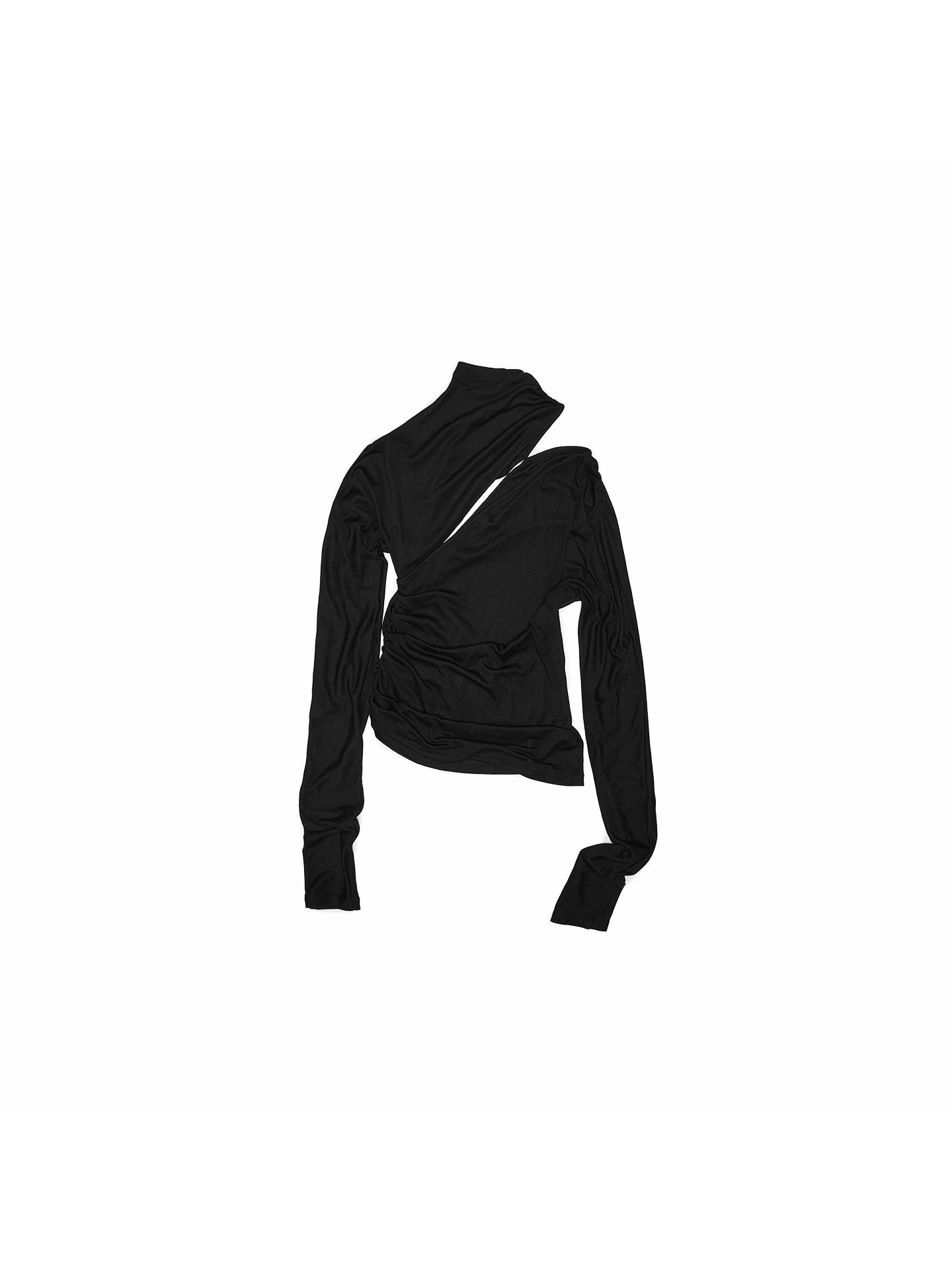 Tencel Wool Ruched T-Shirt - CHINASQUAD