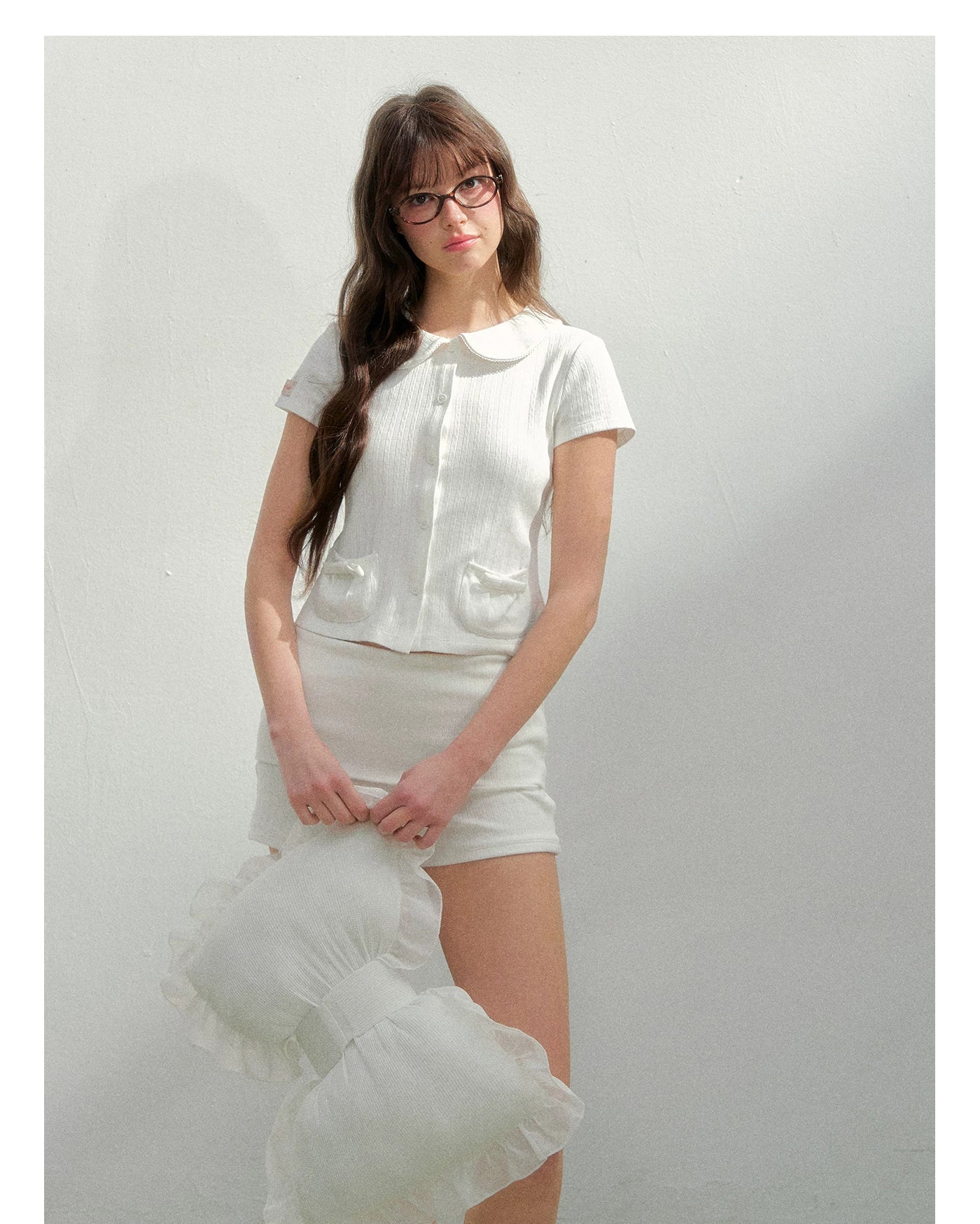 Summer Soliloquy Doll Collar Short Sleeve Tee