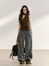 Washed Loose Straight-Leg Jeans - CHINASQUAD