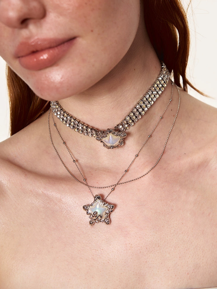 Pearl Starfish Double Choker - CHINASQUAD