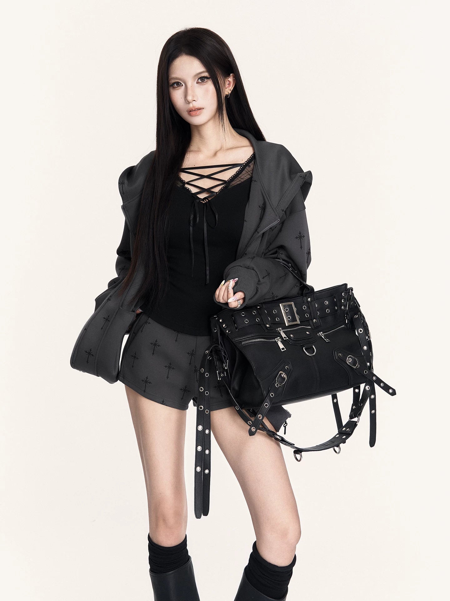 Faux-Layered Fleece-Lined Slim-Fit Base Layer