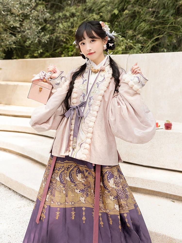 THS | Modern Hanfu | Franze Mamian top Skirt Set