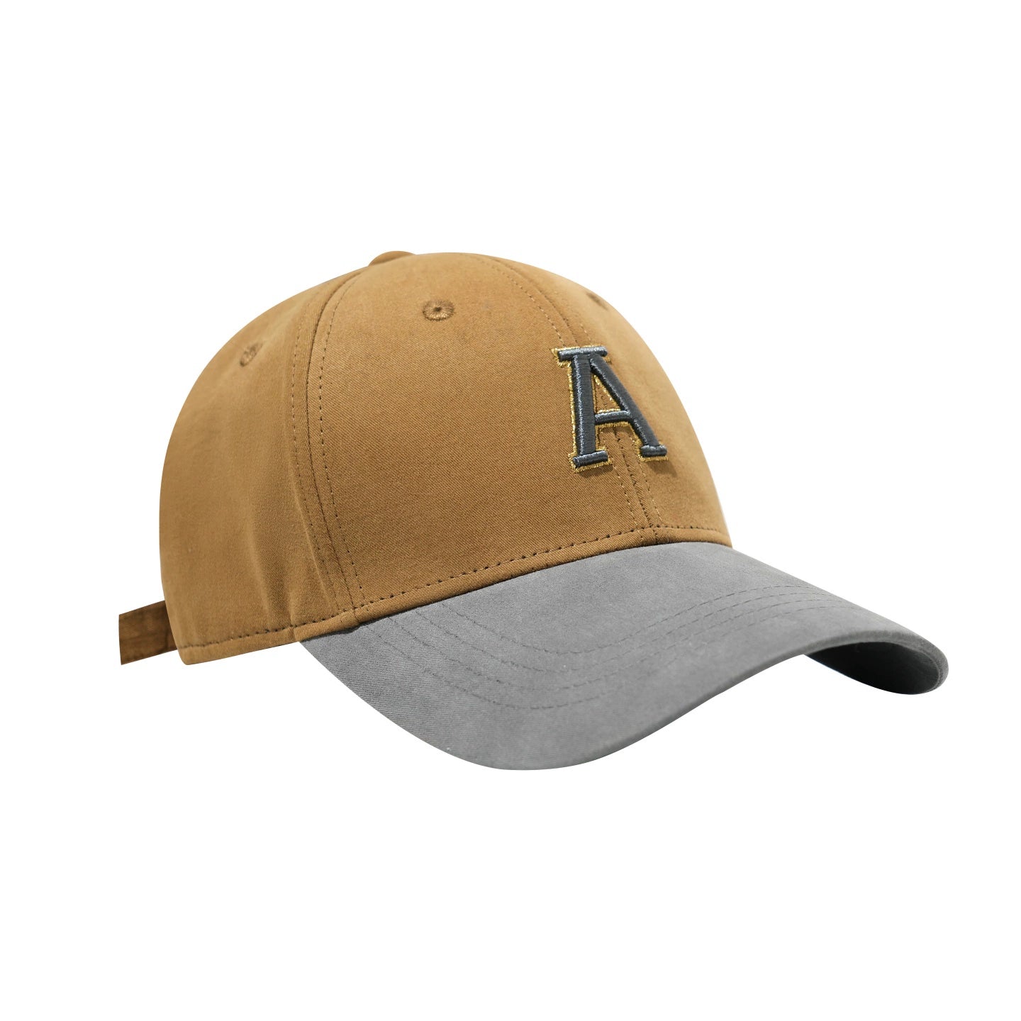 Asgony Retro Contrast Lettering Baseball Cap