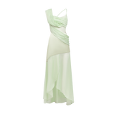 Ayla Slit Full-Skirt Dress - CHINASQUAD