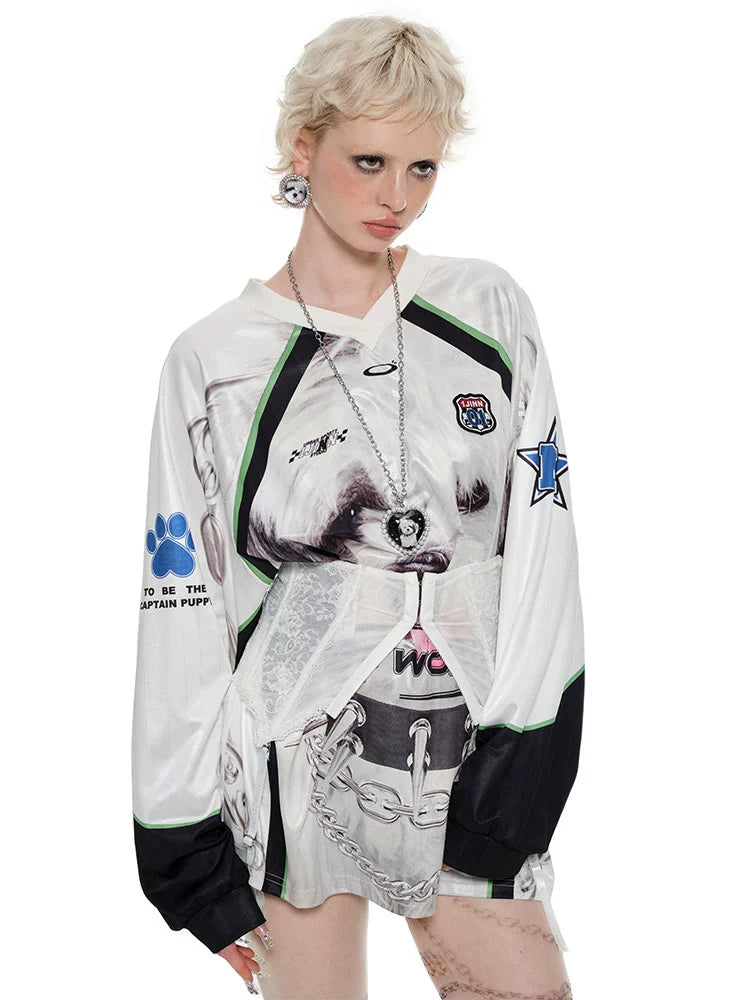 Black & White Strap Lace Corset Belt - CHINASQUAD