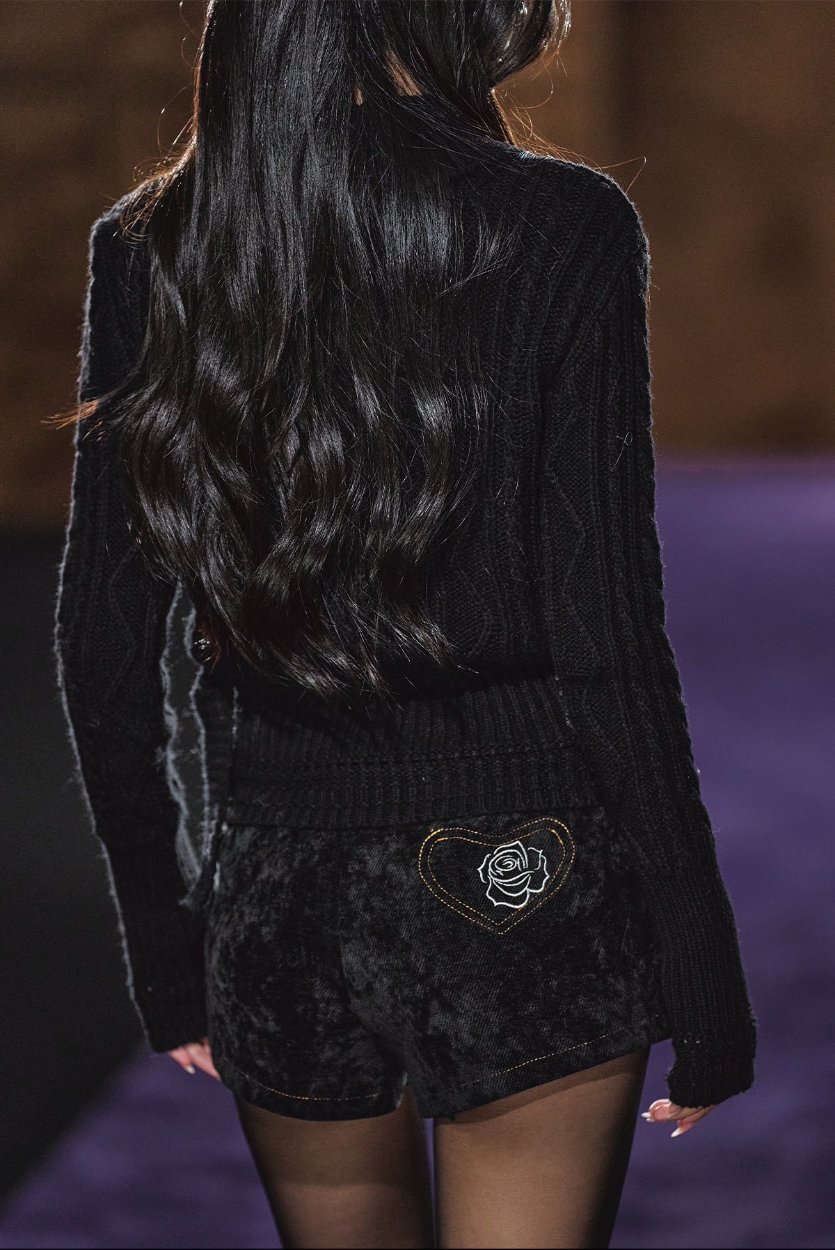 High-Density Corduroy Double-Breasted Slim Shorts