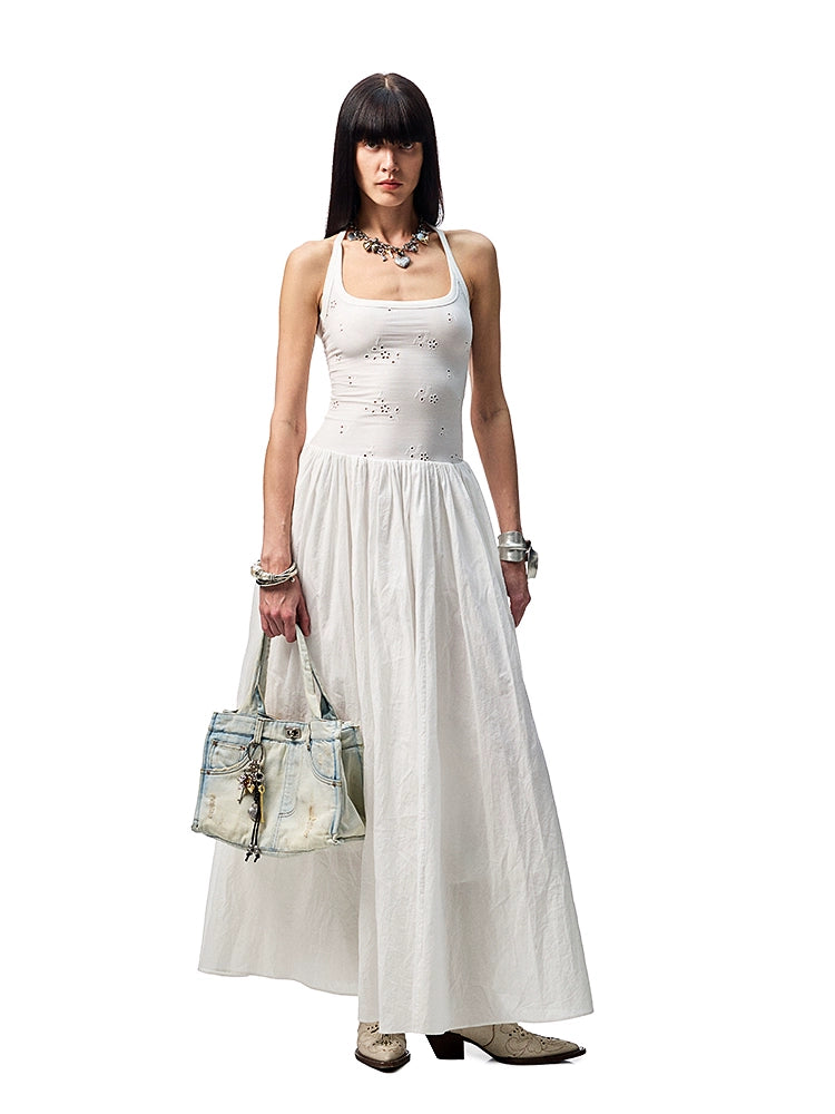 Knit Jacquard Knot Dress - CHINASQUAD