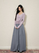 Modal Wool Blend Lace Panel Top - CHINASQUAD