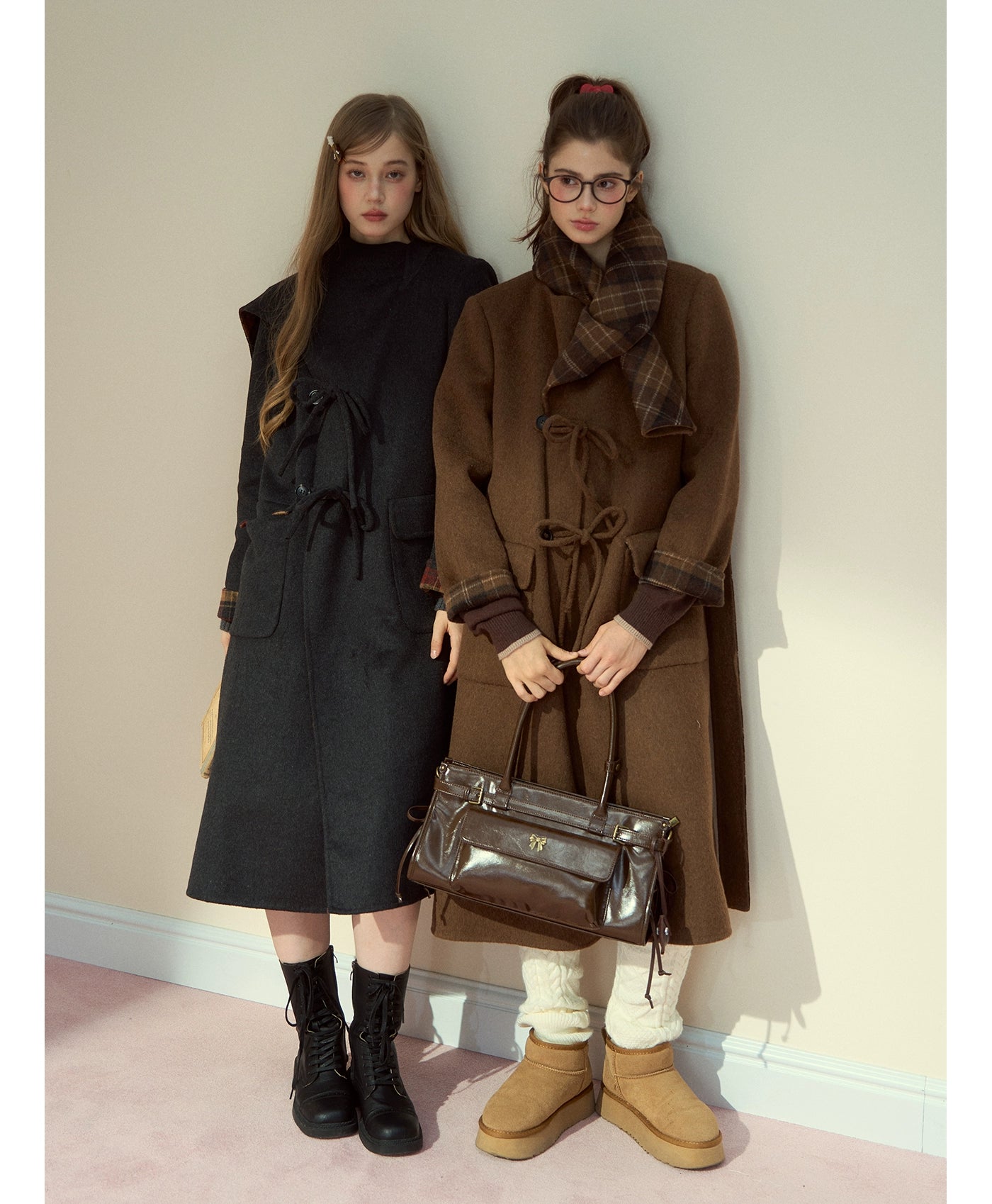 Vintage Glossy Leather Tote Bag - CHINASQUAD