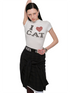 Contrast Plaid Knot Wrap Skirt - CHINASQUAD