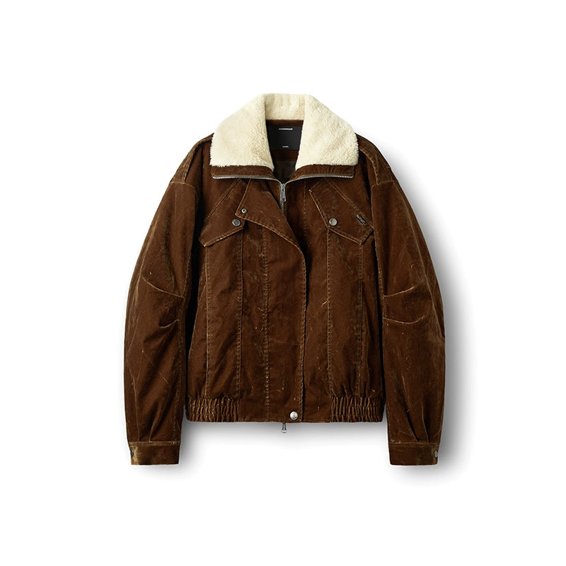 Ross Velvet-Wash Denim Jacket