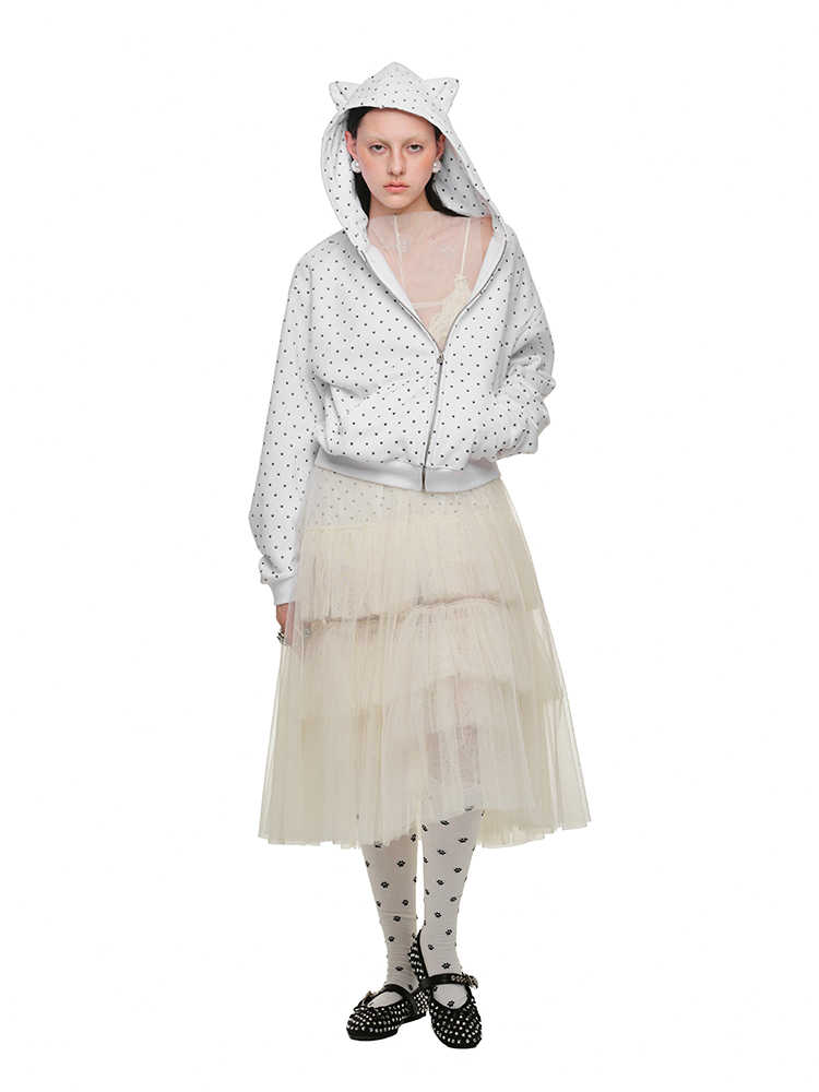 Mesh Panel Midi Dress - CHINASQUAD