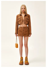 Ancient Myth  Huntress Ultra-short Denim Skirt - CHINASQUAD