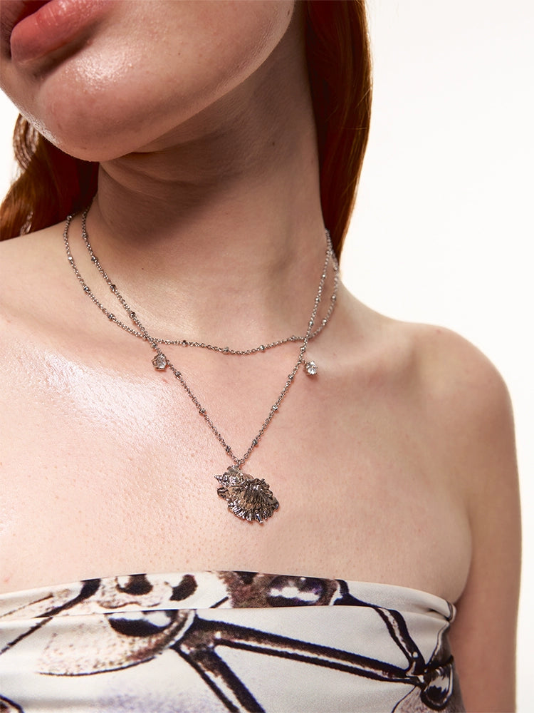 Conch Double Layer Overlapping Choker - CHINASQUAD