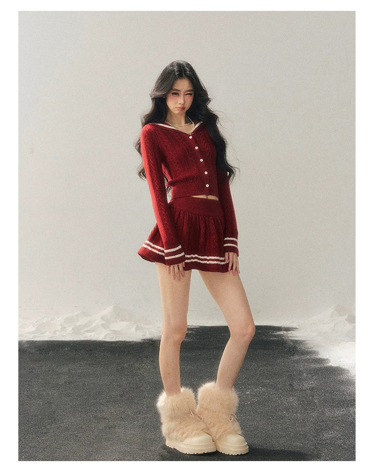 Whispering Evening Breeze Knit Set