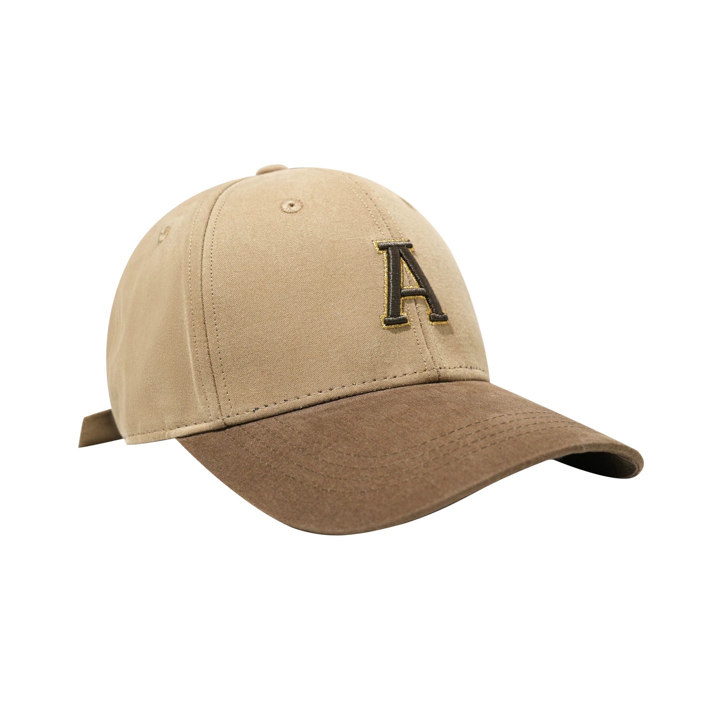 Asgony Retro Contrast Lettering Baseball Cap