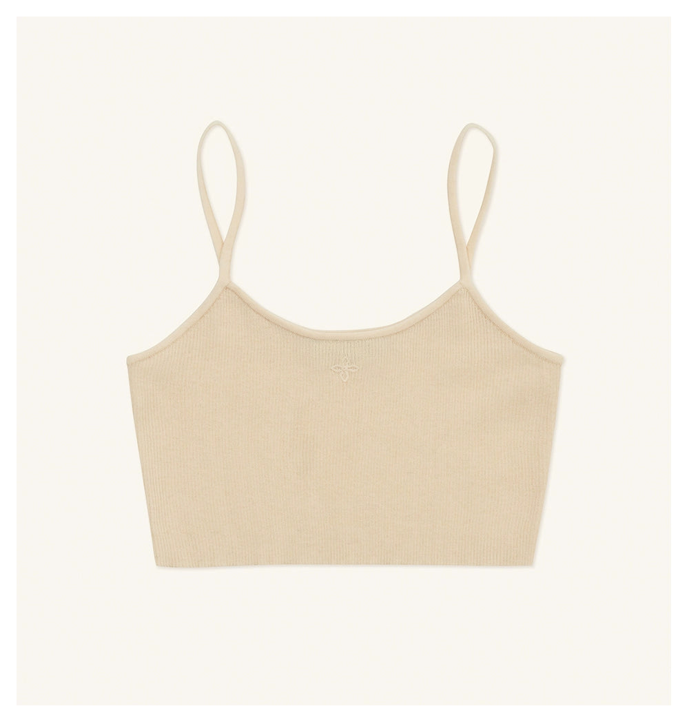 Compass Knitted Crop Camisole - CHINASQUAD