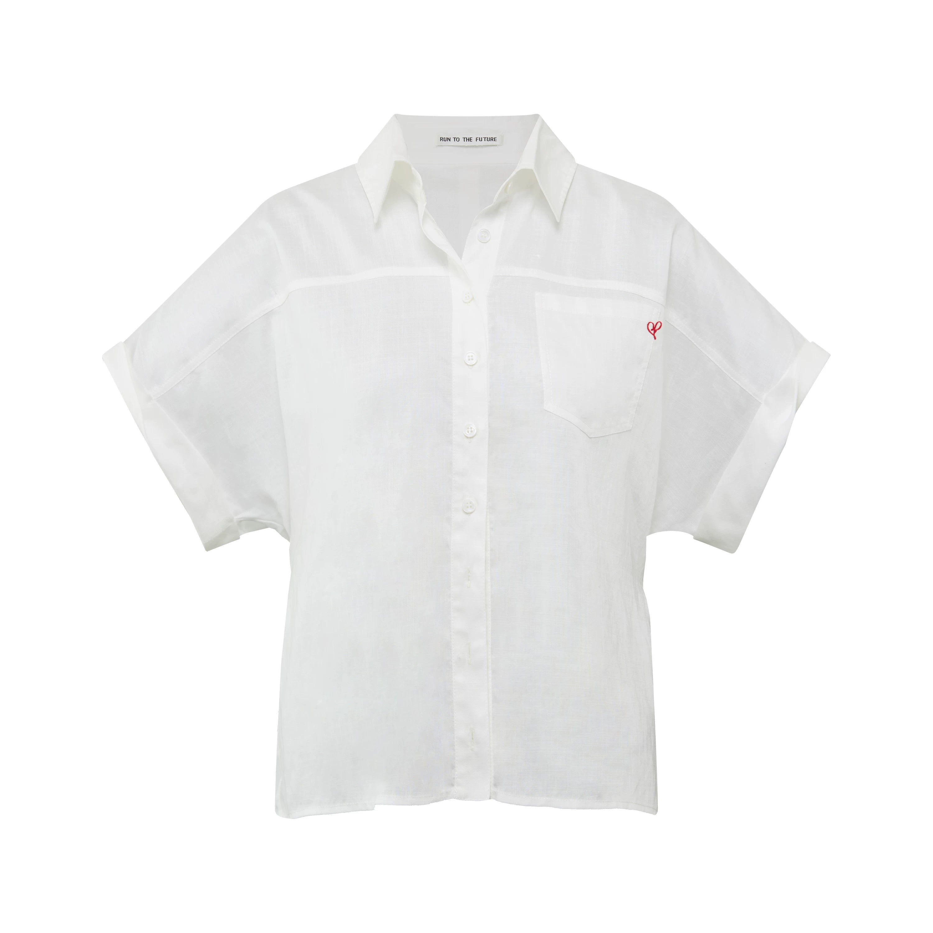 Lyocell Relaxed Batwing Sleeve Shirt