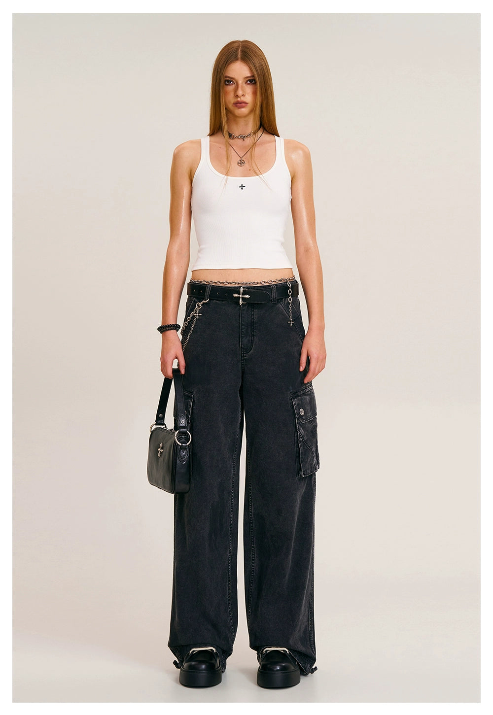 Storm Vintage Moto Washed Tank Top - CHINASQUAD