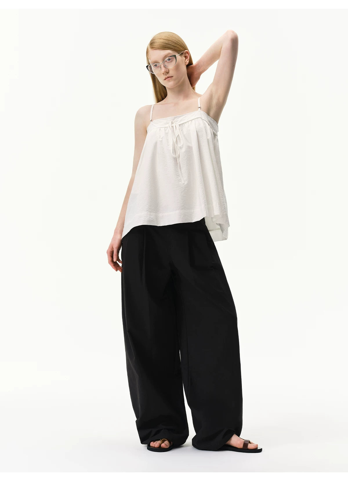 Lyocell Linen Leopard Top