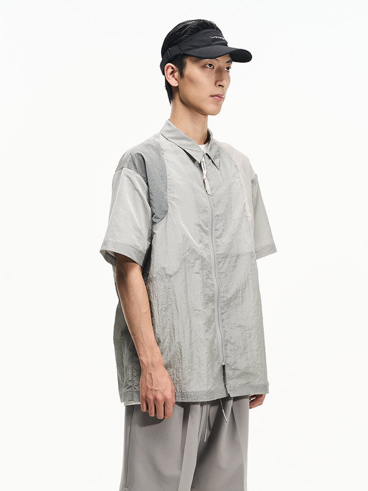 SS23 Patchwork Jogging Shirt - CHINASQUAD