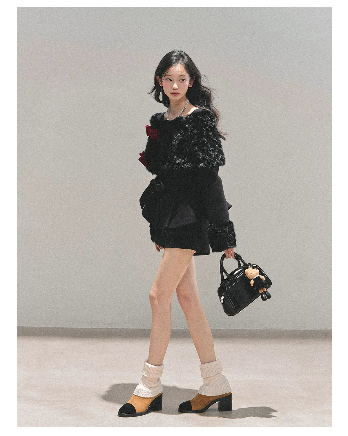 Light Luxury Cape Three-Piece Set