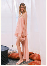 Thiri Chiffon Strapless Mini Dress - CHINASQUAD