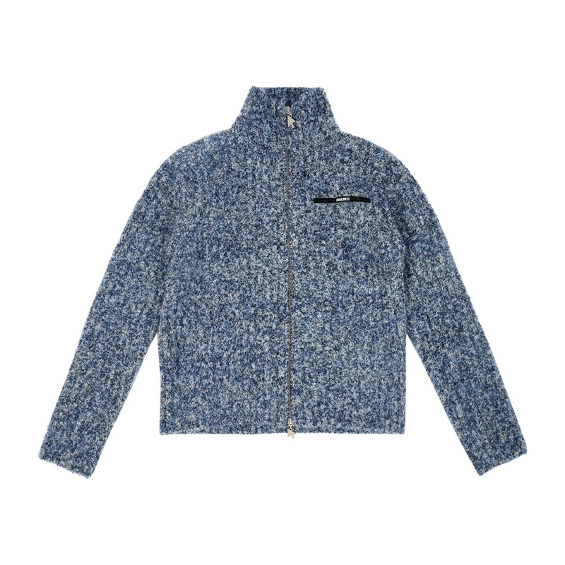 High Collar Zip-Up Jacket - CHINASQUAD