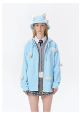 Teddy Cloud Zip Hoodie - CHINASQUAD
