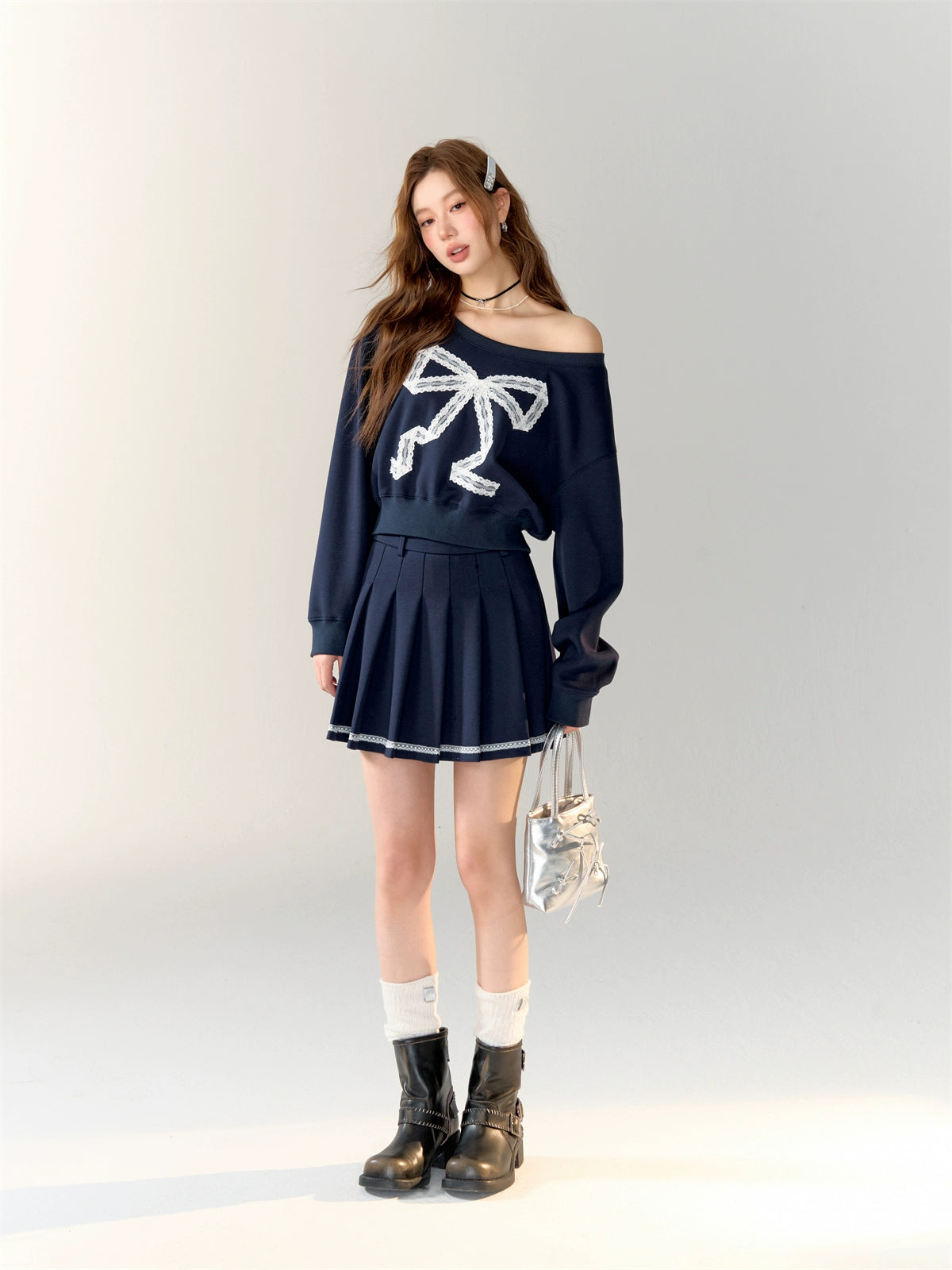 Lace Bow Skirt - CHINASQUAD