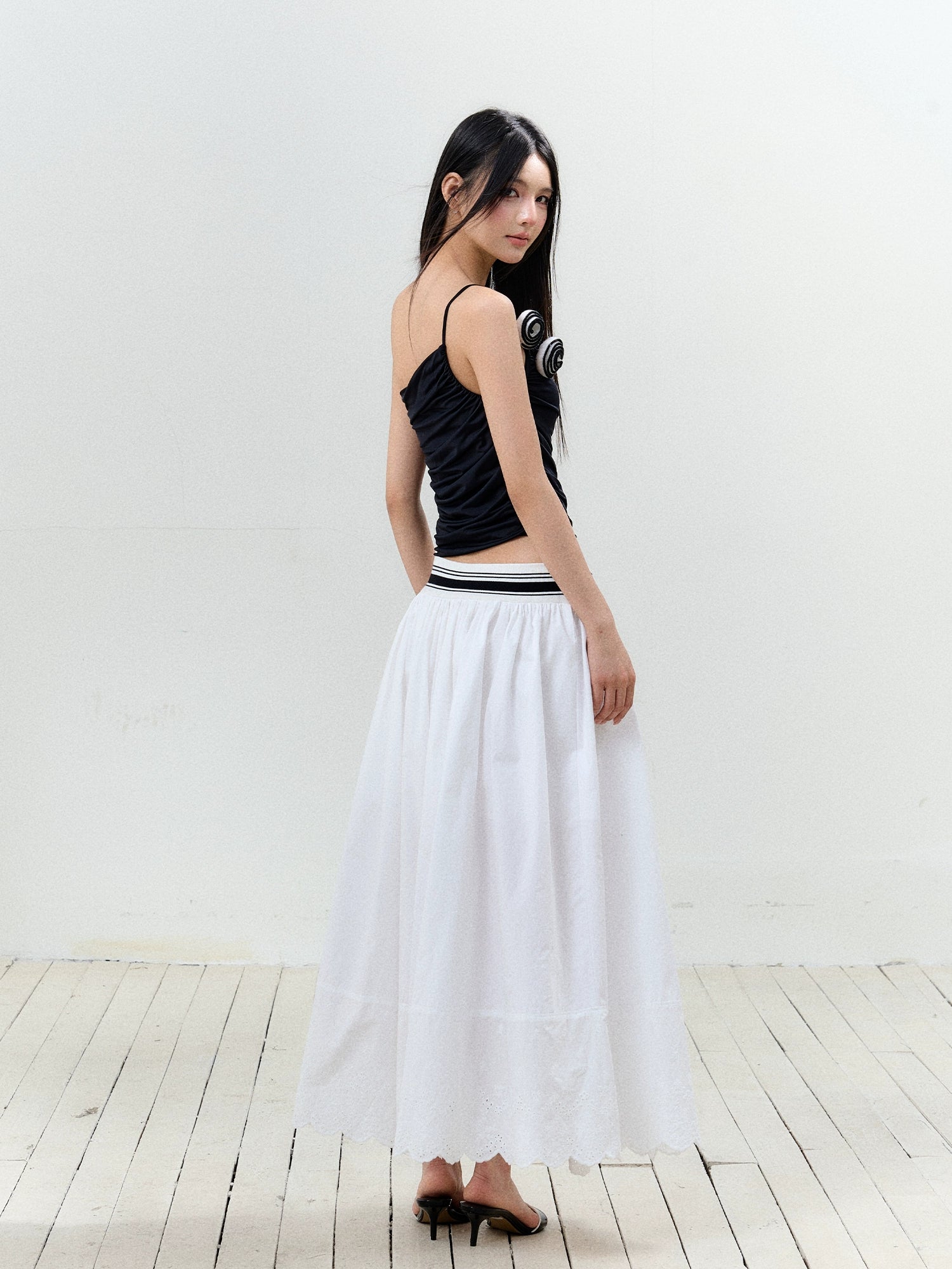 Striped Waistline Tutu Skirt - CHINASQUAD
