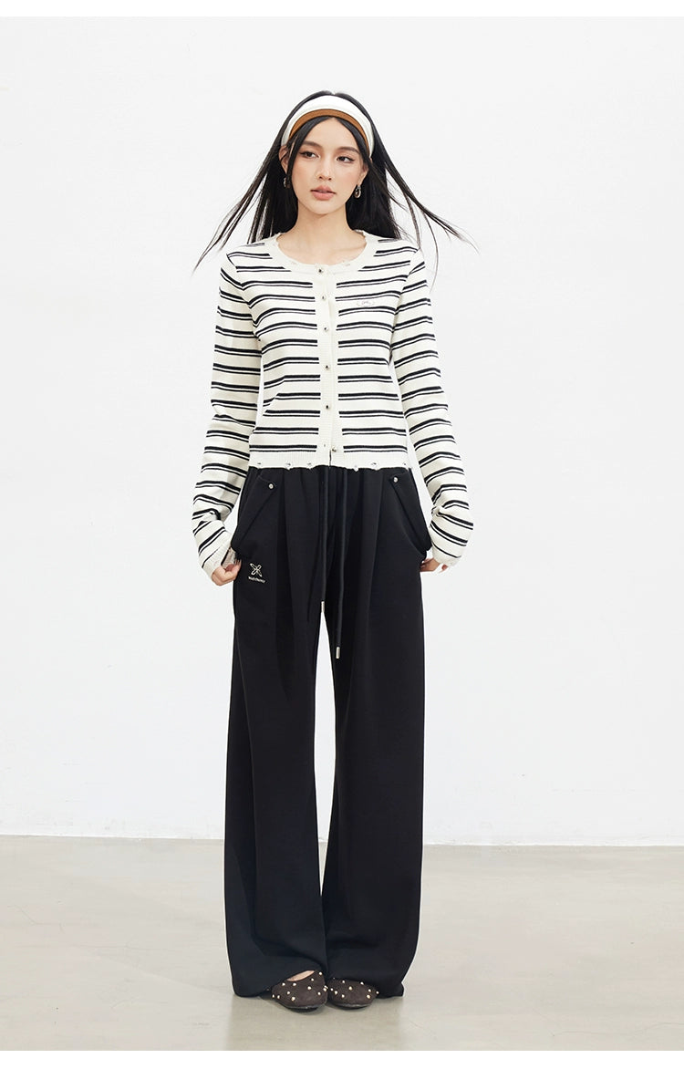 Striped Knit Cardigan