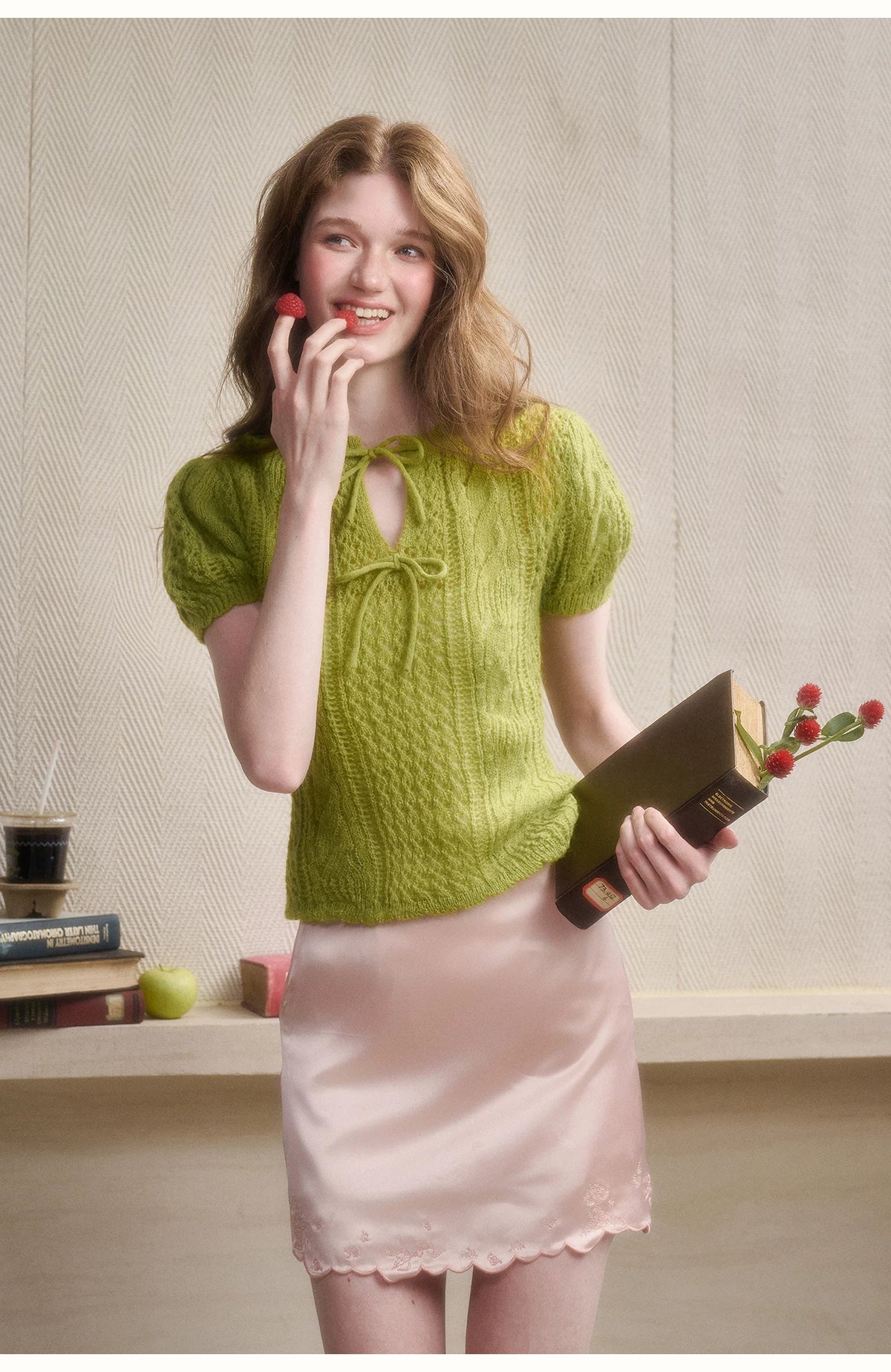 Soft Kitten Mohair Wool Knit Top