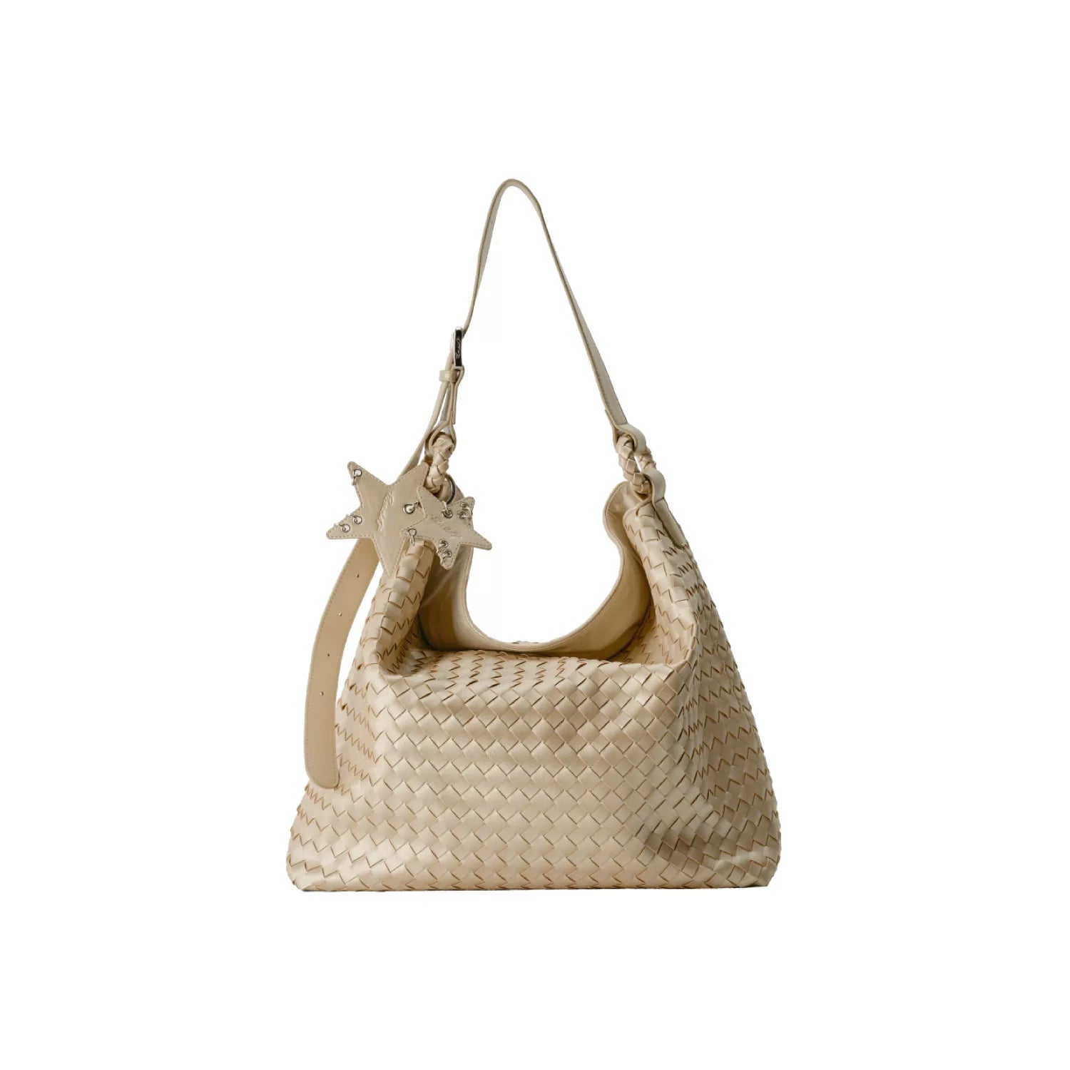 Oversized Woven Suede Tote Shoulder Bag ECODAY