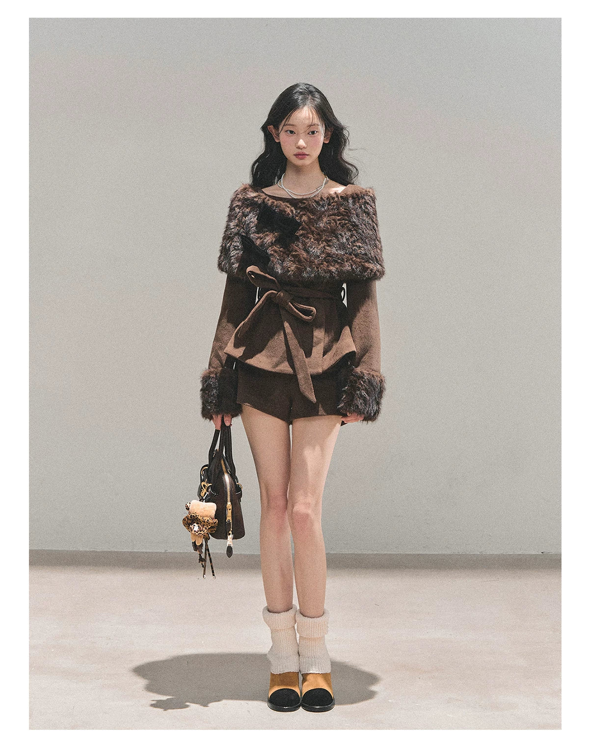 Light Luxury Cape Three-Piece Set